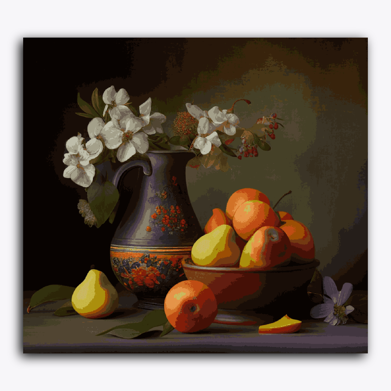 Fruit Bowl & Flower Vase