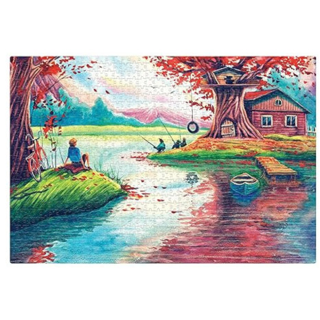 Frank by The Lake Jigsaw Puzzle (1000 Pieces) for Adults and Kid for Focus and Memory -34018