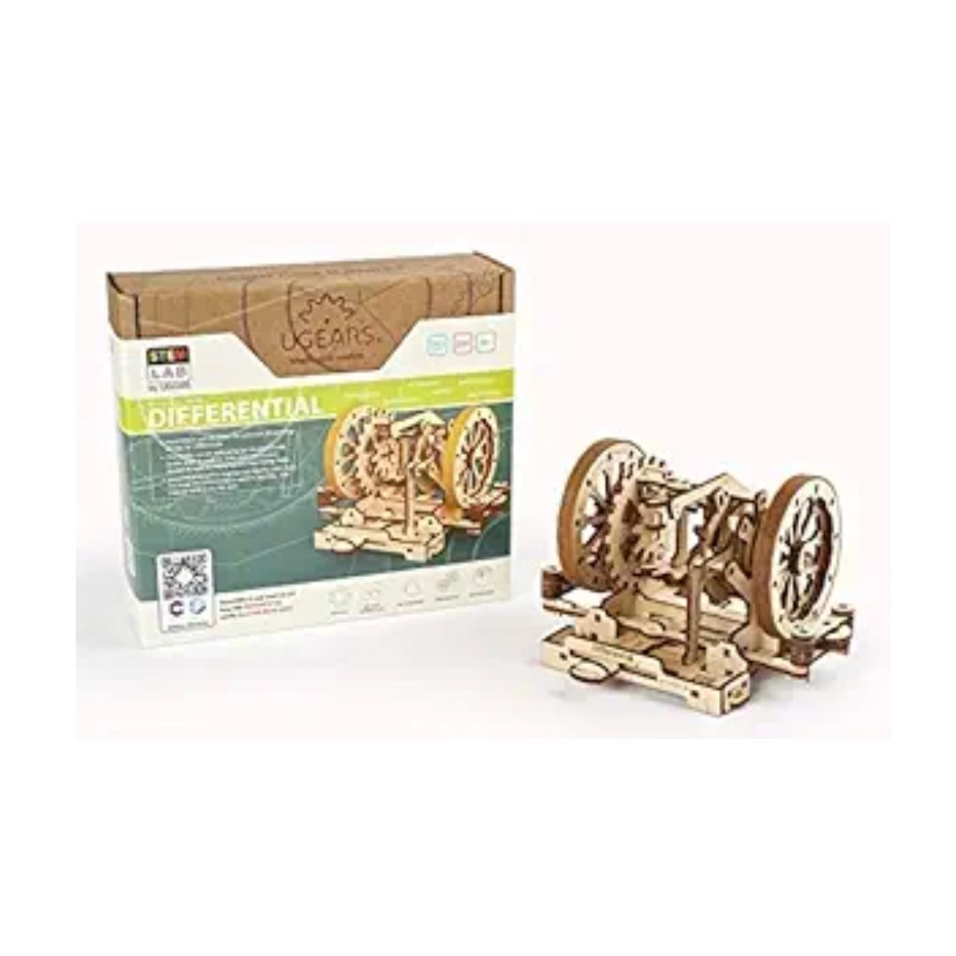 Ugears Stem Differential Model Kit Creative Wooden Model Kits for Adults Teens and Children