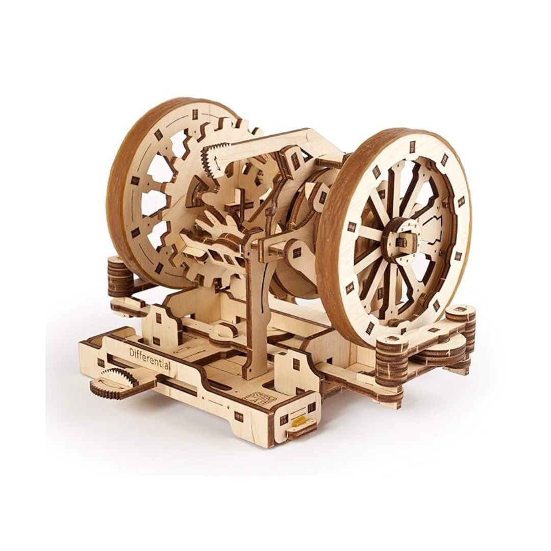 Ugears Stem Differential Model Kit Creative Wooden Model Kits for Adults Teens and Children