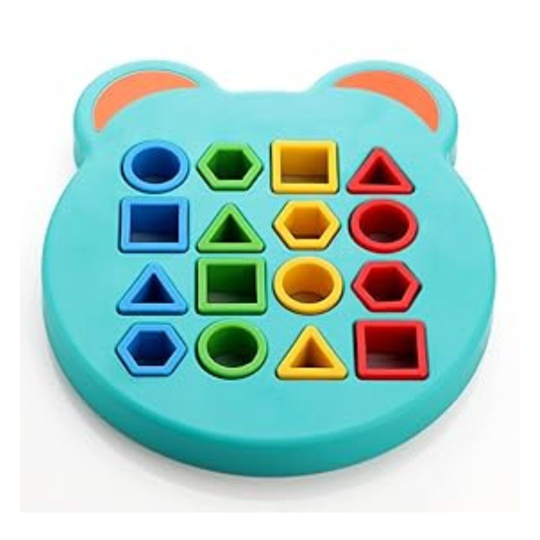 Zudo Shape Matching Game Color Sensory Educational Toy Children Puzzles