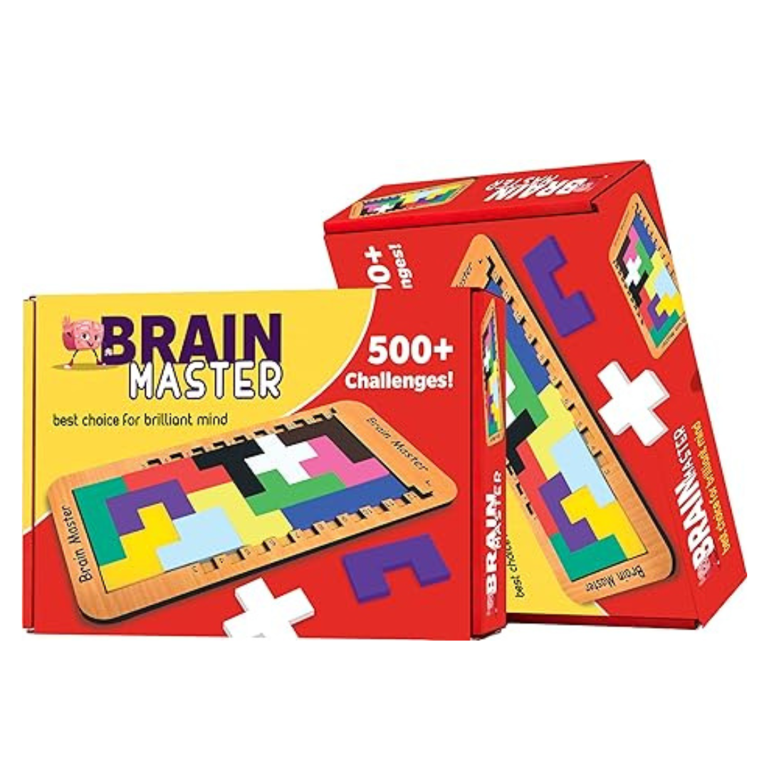 Zudo Toys Wood Intelligence Brain Games Building Blocks Teasers Educational Toy
