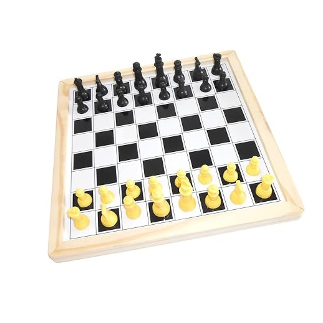 Zudo Toys Family Game 2 in 1 Chess