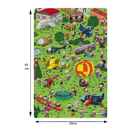 Webby Flight Exhibition Illustration Jigsaw Puzzle 252 Pieces