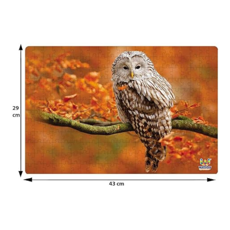 Webby Owl in Autumn Jigsaw Puzzle 252 Pieces Multicolor