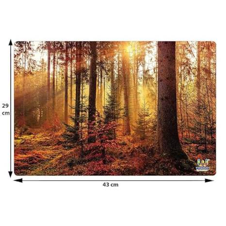 Webby Kids Forest Sun Rise Jigsaw Puzzle 252 Pieces