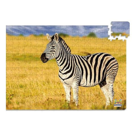 Webby Zebra in The Grasslands Jigsaw Puzzle, 252 Pieces