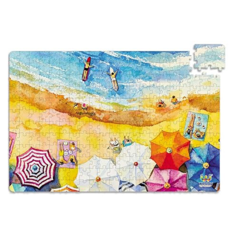 Webby Kids The Beach Painting Jigsaw Puzzle, 252 Pieces