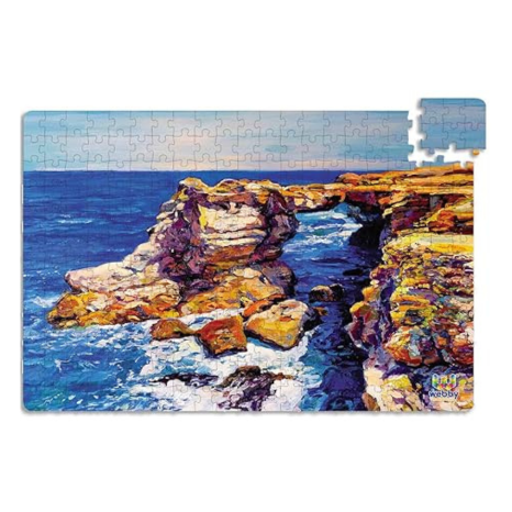 Webby Sea Rocks Painting Jigsaw Puzzle 252 Pieces