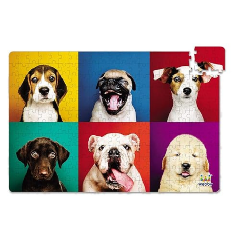Webby Kids Adorable Puppies Jigsaw Puzzle 252 Pieces