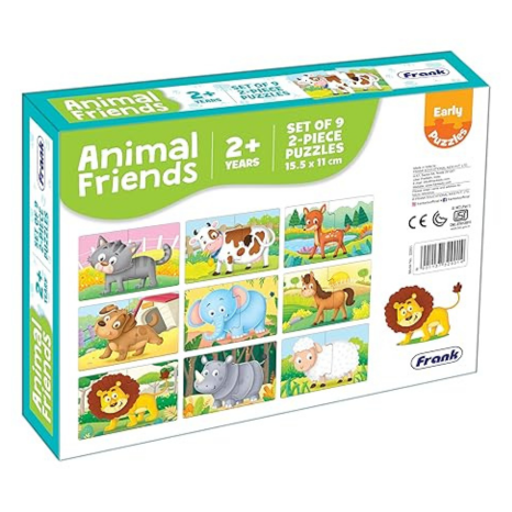 Frank Animal Friends (Set of 9) 2 Pcs Puzzle Early Learner Educational Toys and Games - 32901