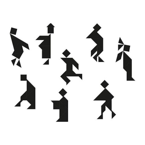 Frank Tangram Puzzle for Kids Fun and Educational Puzzle Solving Skills and Creativity - 10369