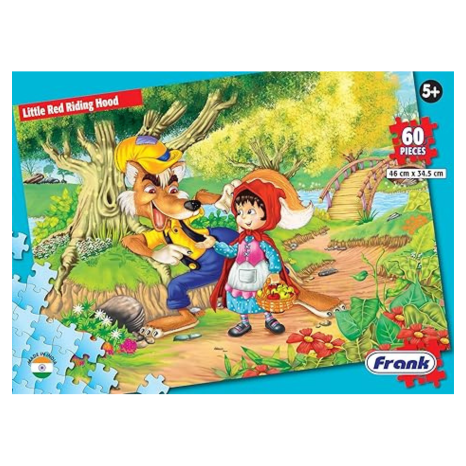 Frank Little Red Riding Hood Jigsaw Puzzle (60 Pieces) for Kids Puzzle for Focus and Memory -33318