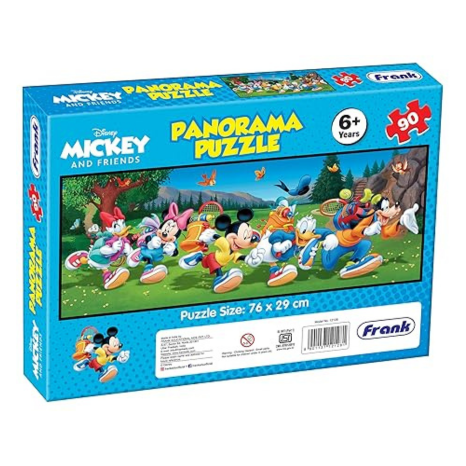 Frank Disney Mickey Mouse and Jigsaw Puzzle (90 Pieces) for Kids for Focus and Memory -12128