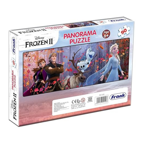 Frank Frozen II - Panorama Jigsaw Puzzle (90 Pieces) for Kids for Focus and Memory -12129