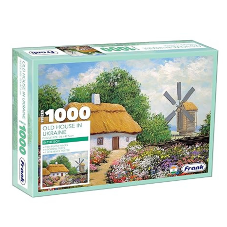 Frank Old House in Ukraine Jigsaw Puzzle (1000 Pieces) for Adults and Kid for Focus and Memory -34012
