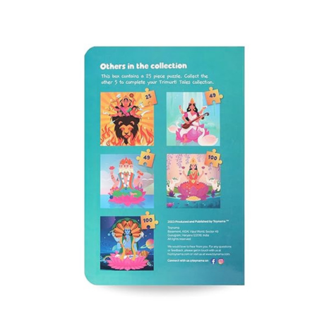 Toynama Educational Toys for Kids Shiva 25 Pcs Jigsaw Puzzles Ages 2+ Cultural Interactive