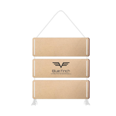 Blue Finch Wall Hanging Inspirational Quotes Home Decor Item for Office Decor and Study Room