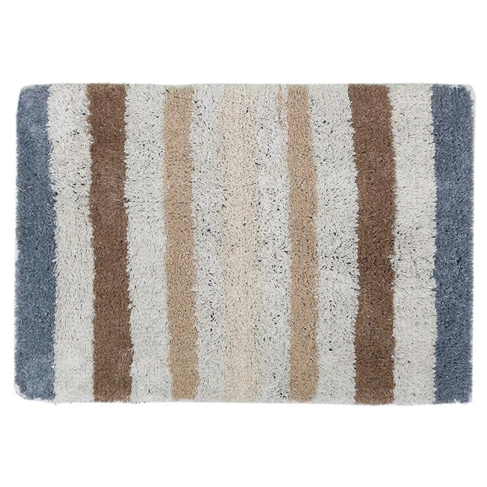 The Home Talk Cotton Bathmats Water Absorbent Runners Regular Floor Mats Sage