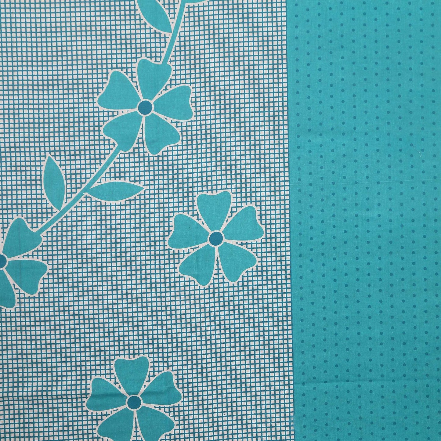 100% Pure Cotton Traditional Printed Bedsheet for Double Bed King Size Bedsheet with 2 Pillow Covers