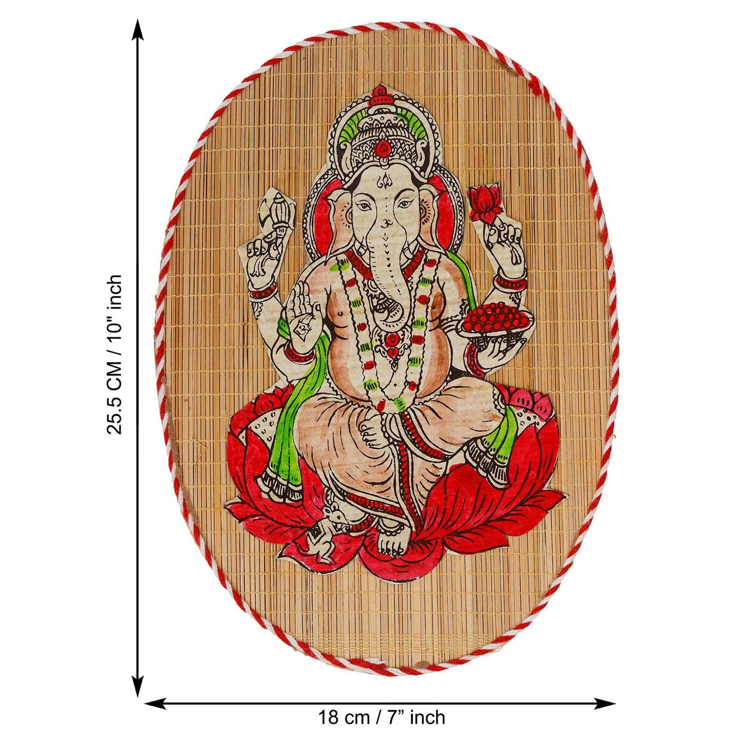 Bamboo Hand Crafted Wall Hangings Of Ganesh Ji For Home D’cor | Ideal Gifts For Wedding And Festival