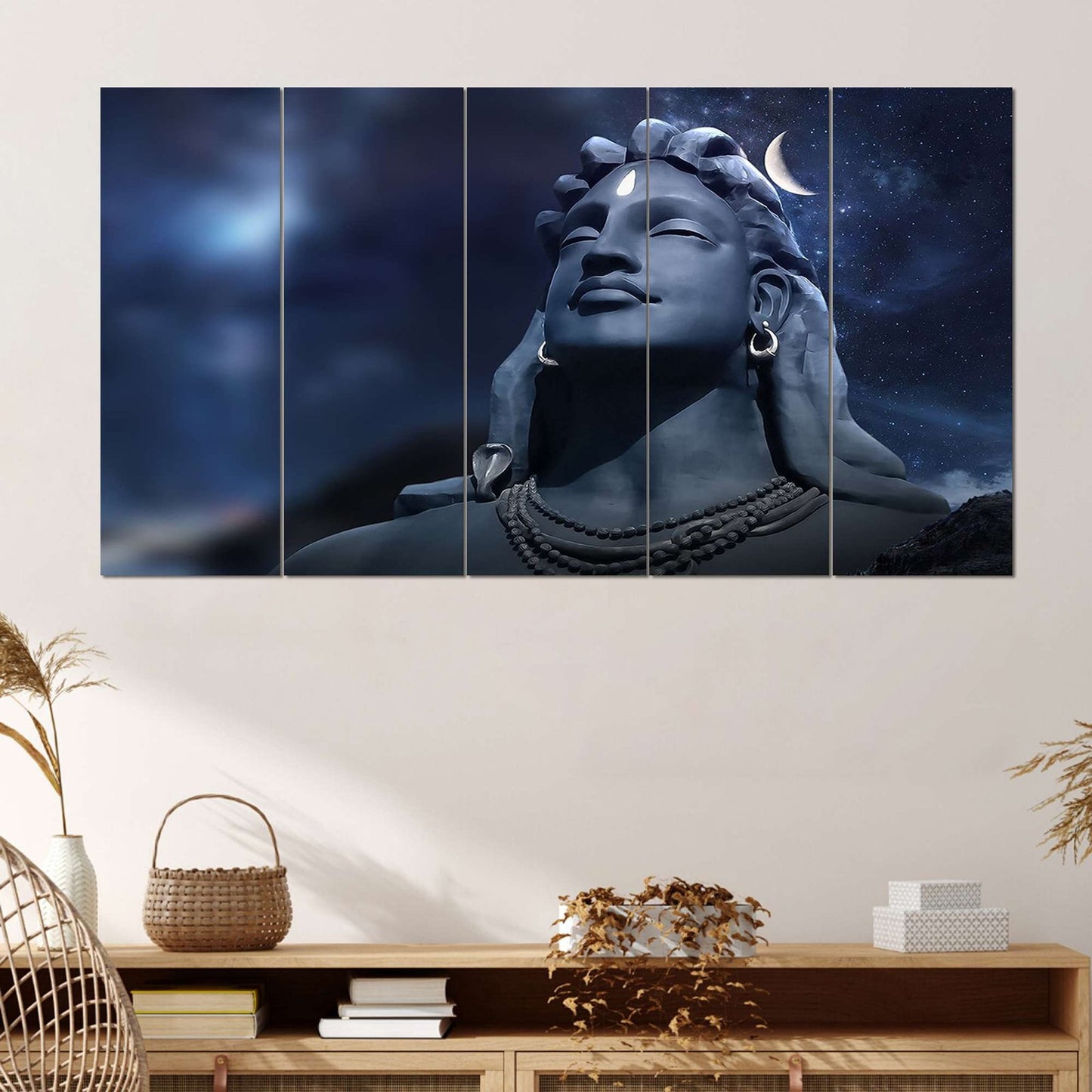 SET OF 5 DIGITAL WALL PAINTING