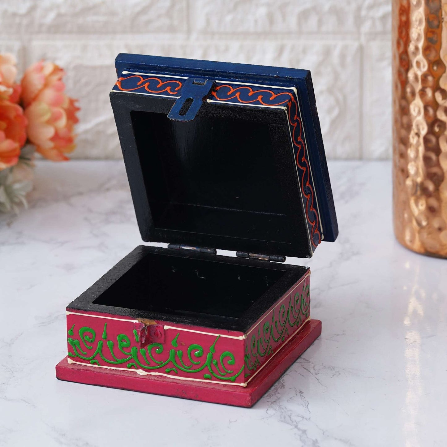 Handcrafted Wooden Jewellery Box: Elegant Storage for Your Treasures
