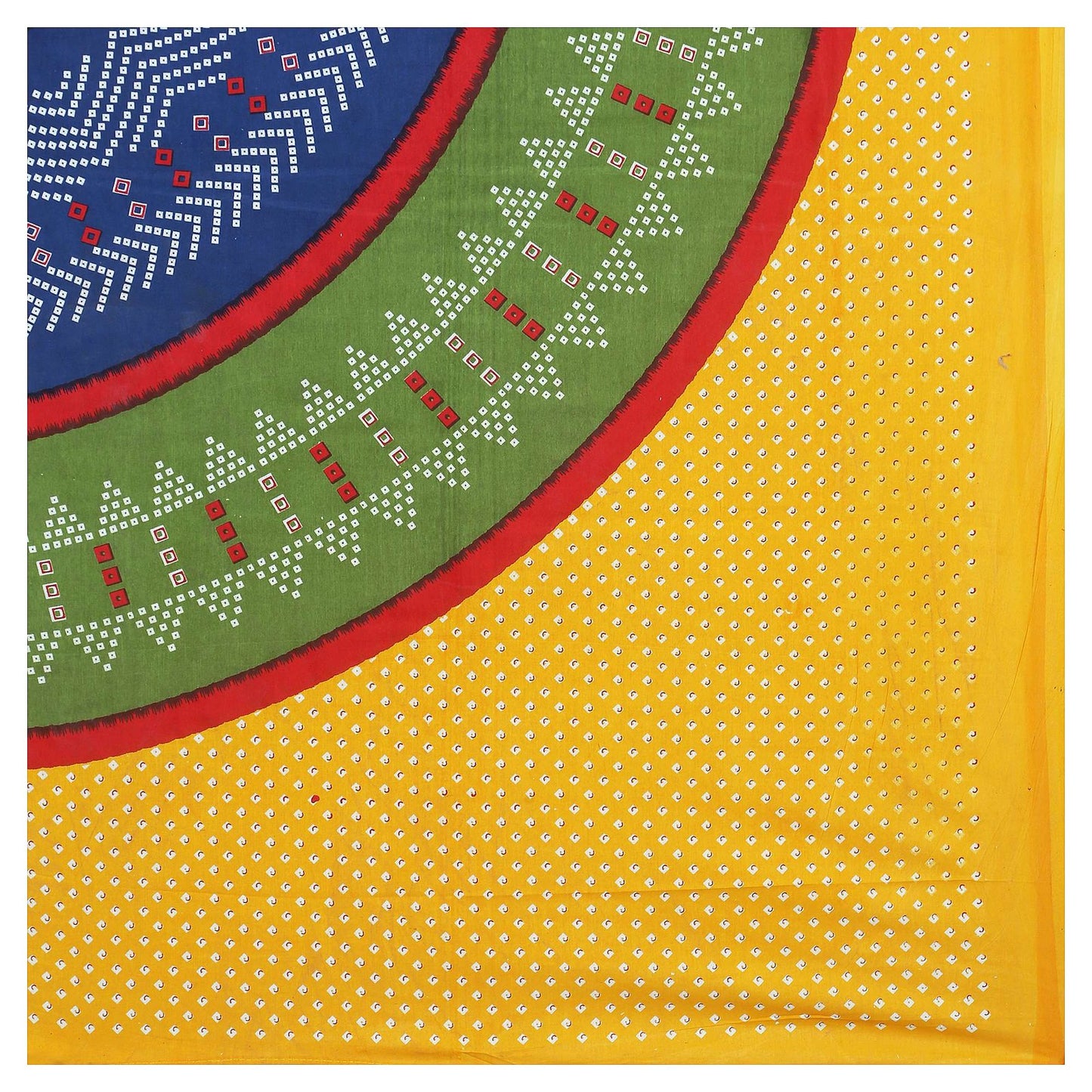 100% Pure Cotton Traditional Printed Bedsheet for Double Bed King Size Bedsheet with 2 Pillow Covers