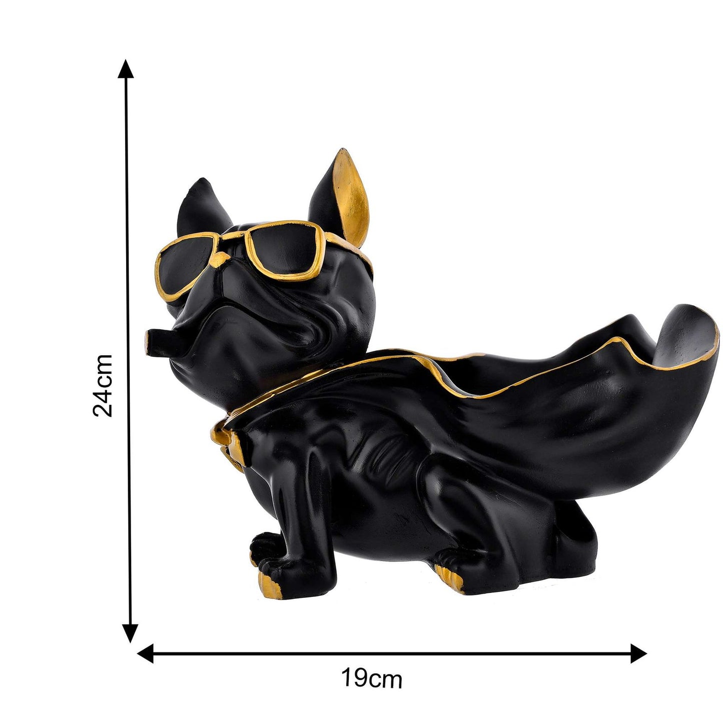 Dog Plate Showpiece with Plate