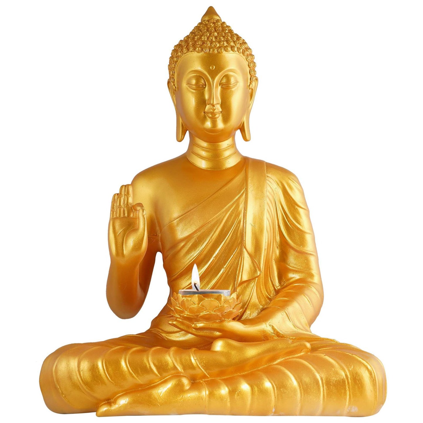 Buddha Idol Statue Showpiece Gift Gifting Item Polystone Home Decor Decoration