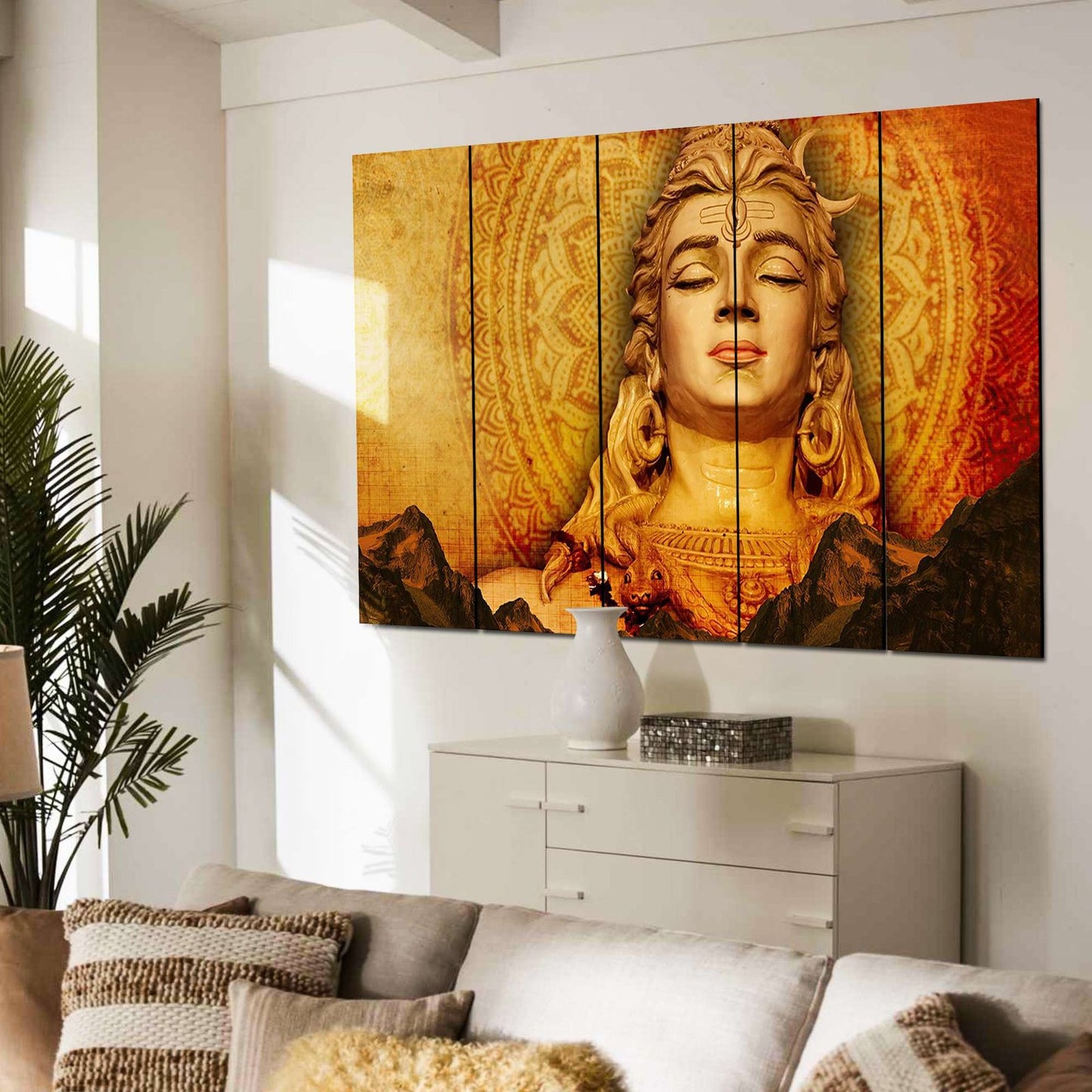 SET OF 5 DIGITAL WALL PAINTING