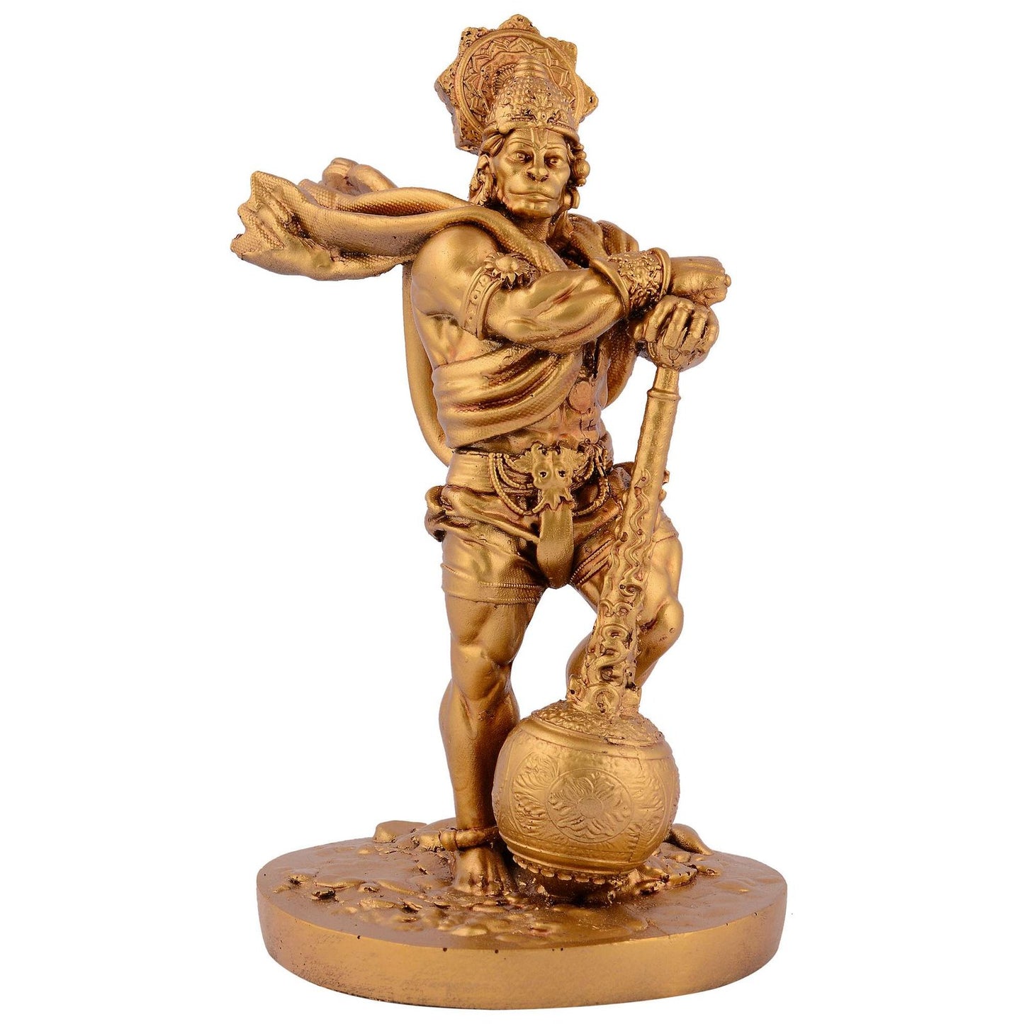 Bahubali Hanuman Ji Murti for Car Dashboard Home Decor Pooja Room Office Table Wall Bajrangbali Idol Statue Showpiece Decoration Gift Items