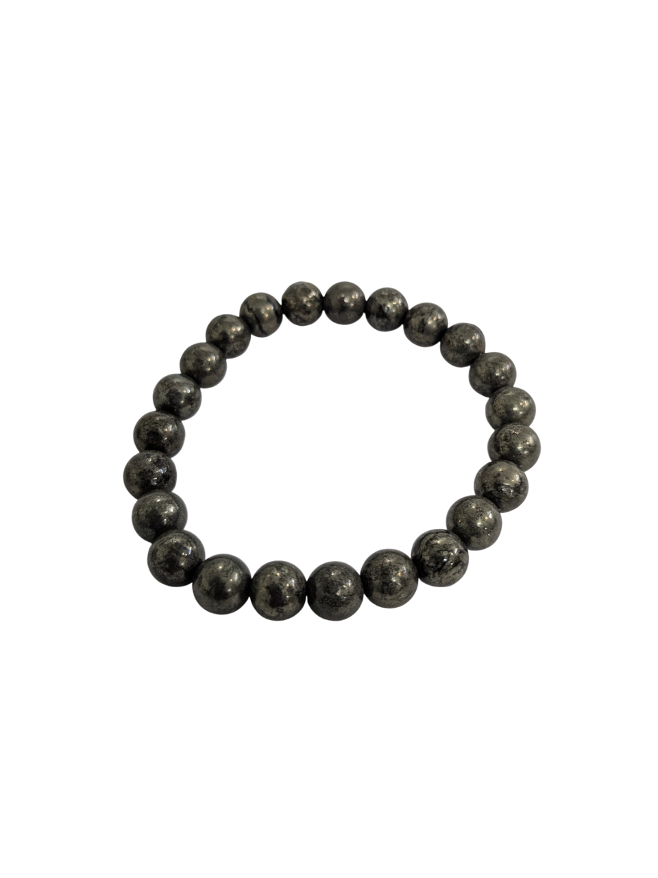 Pyrite Bracelet for Women Men’s Gifts – Protection Healing Crystal Bracelet – 8mm Gemstone Beaded Adjustable