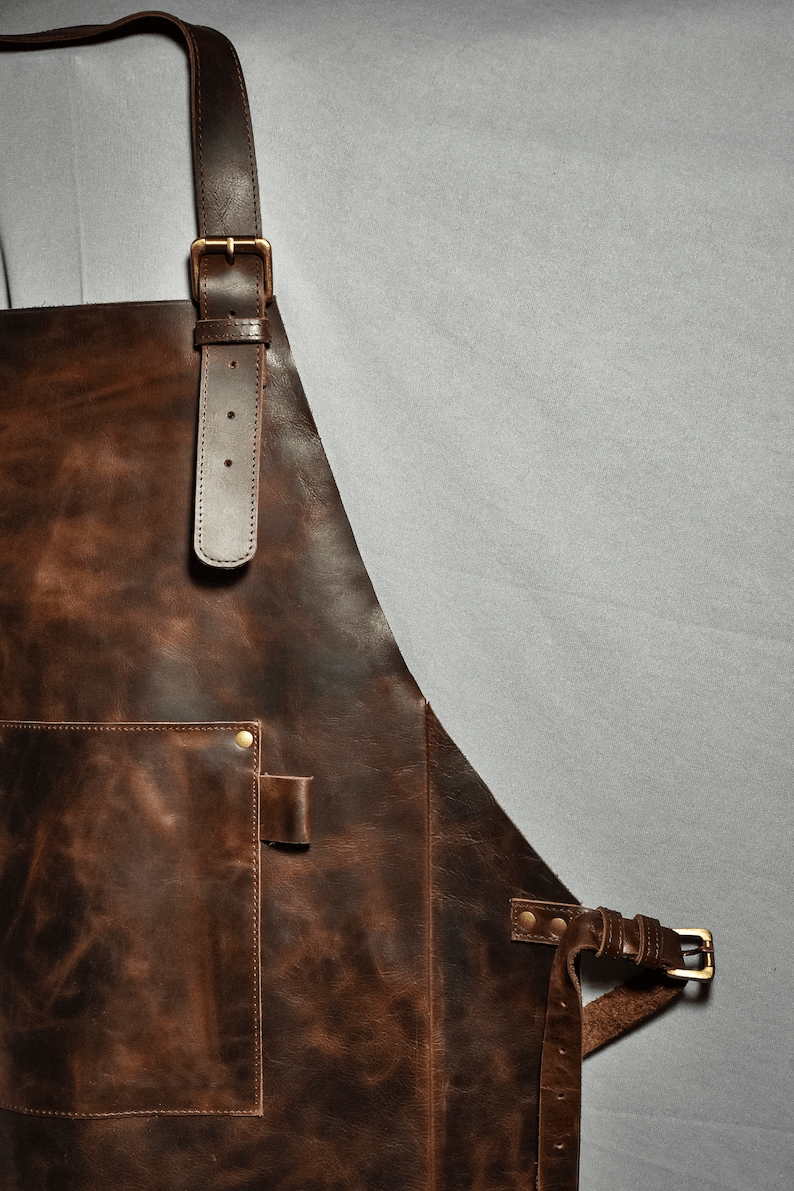 CraftShades leather apron men woodworking apron blacksmith apron leather apron blacksmith for men apron chef customised apron personalized gift for him