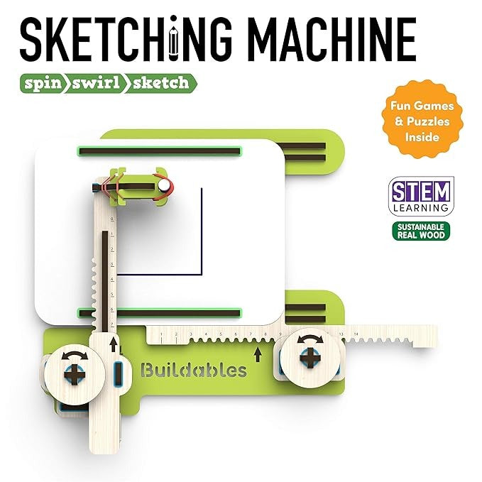 Skillmatics Stem Building Toy Buildables Sketching Machine Educational & Construction Diy Toy Ages 8 and Up