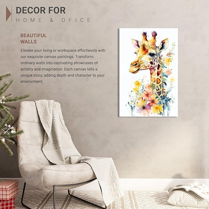 Kotart Giraffe Canvas Paintings for Kids Room Bedroom Room Living Room Modern Canvas Painting Style10