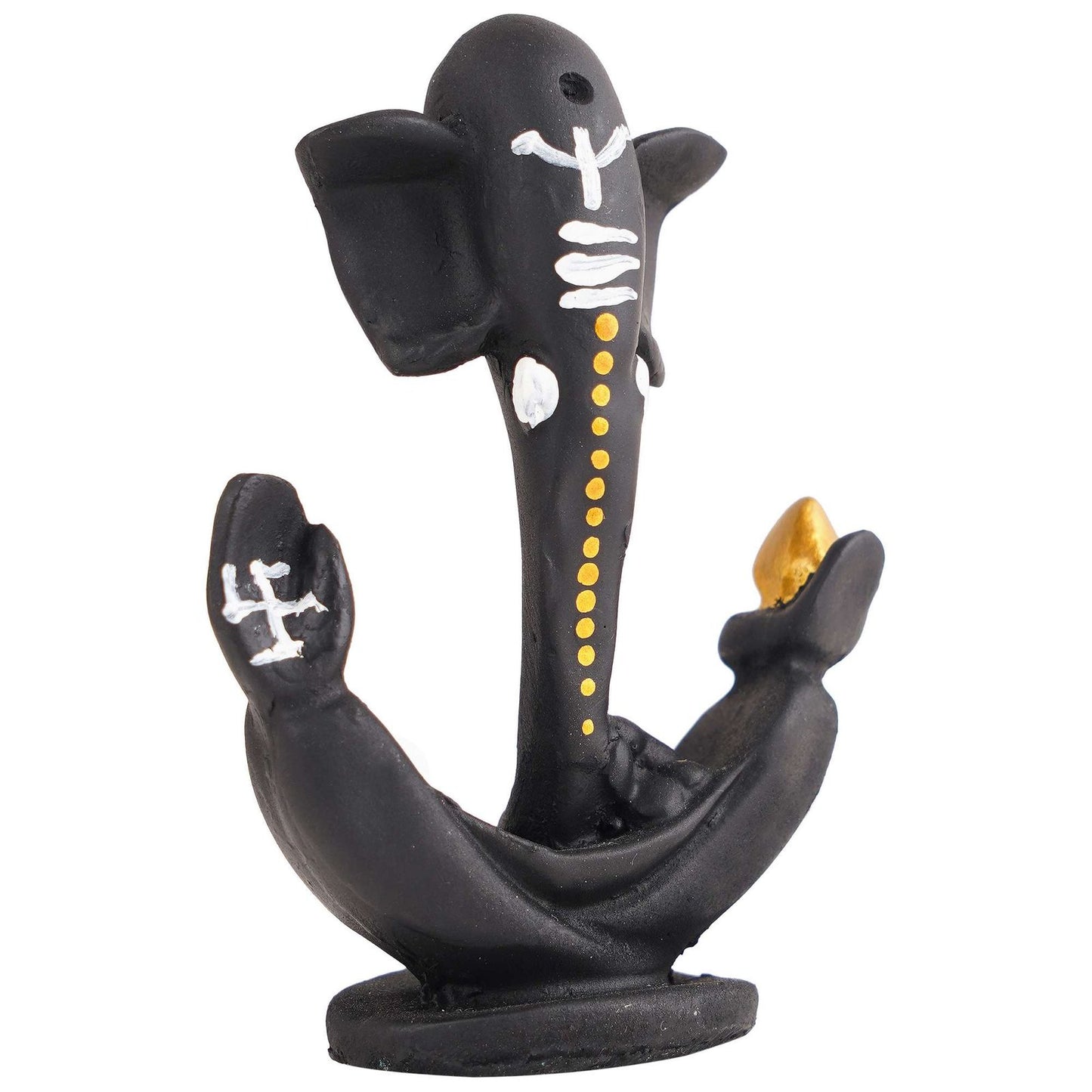 Ganesha Statue Idol Shriganesh Bhagwan Murti / Home, Office Decor / Car Dashboard / Side Table Brass Ganpati / Lord Vinayaka Statue / God of Luck & Success Sculpture / Gift Items