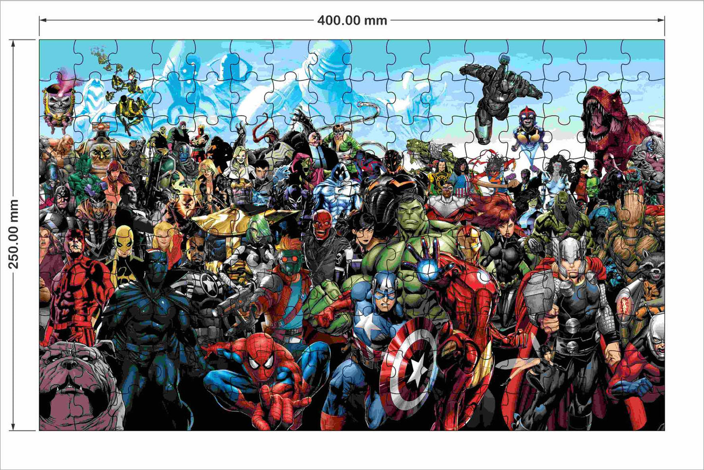 Wooden Marvel Avengers Jigsaw Puzzle