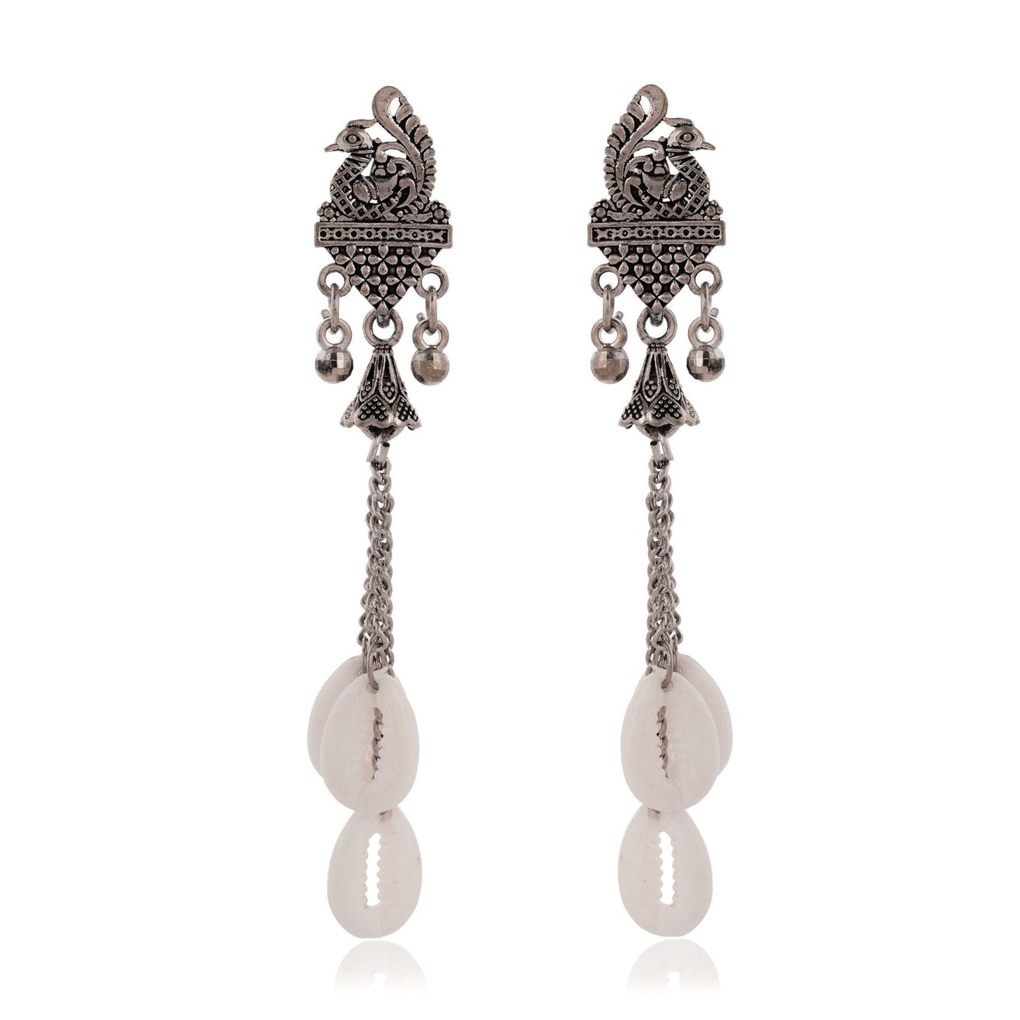 Women’s Indo Western Teardrop Shaped Party Wear Ethnic Stud Earrings for Women -AZ838-OX-ER31