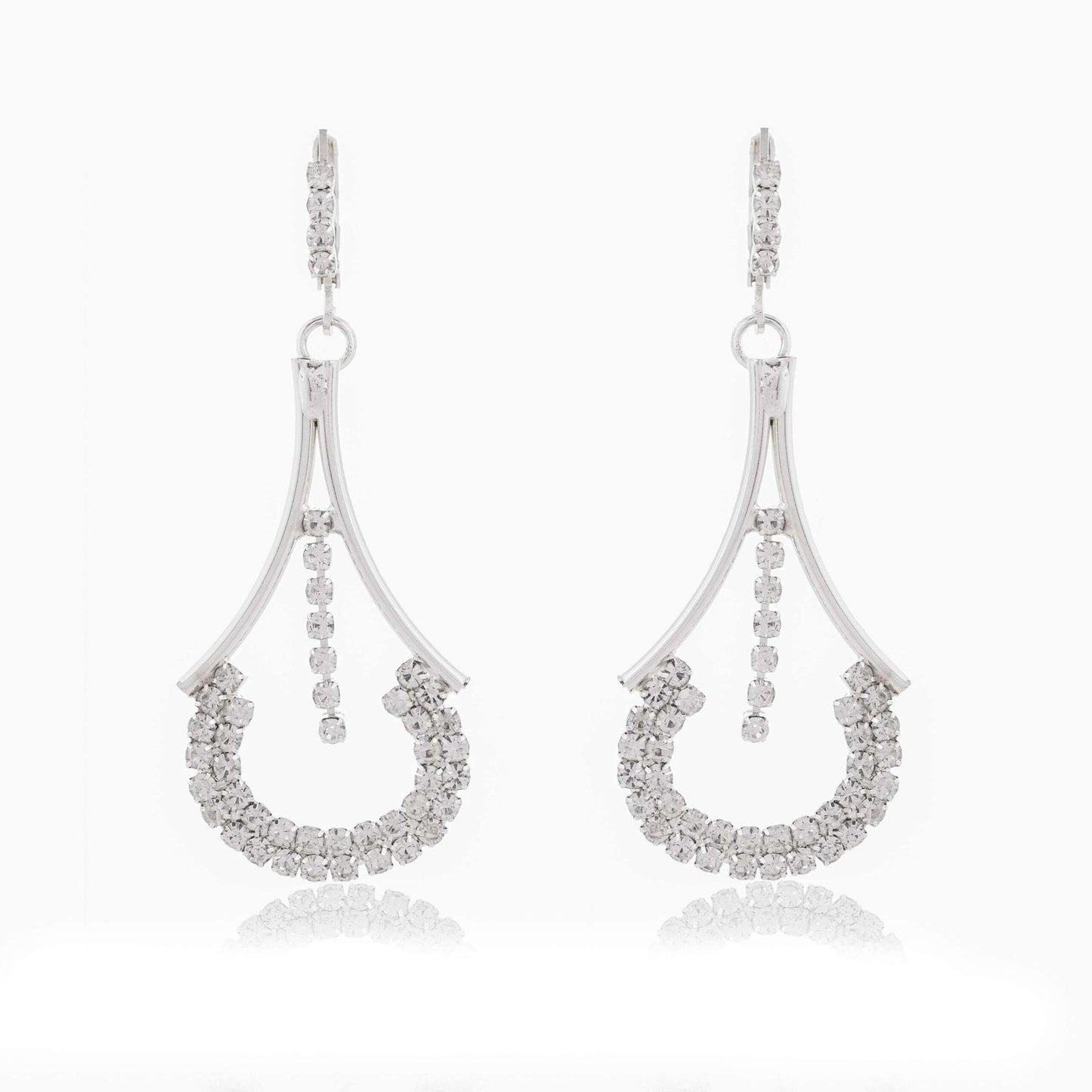 Women’s Indo Western Teardrop Shaped Drop Dangles Party Wear Earrings For Women