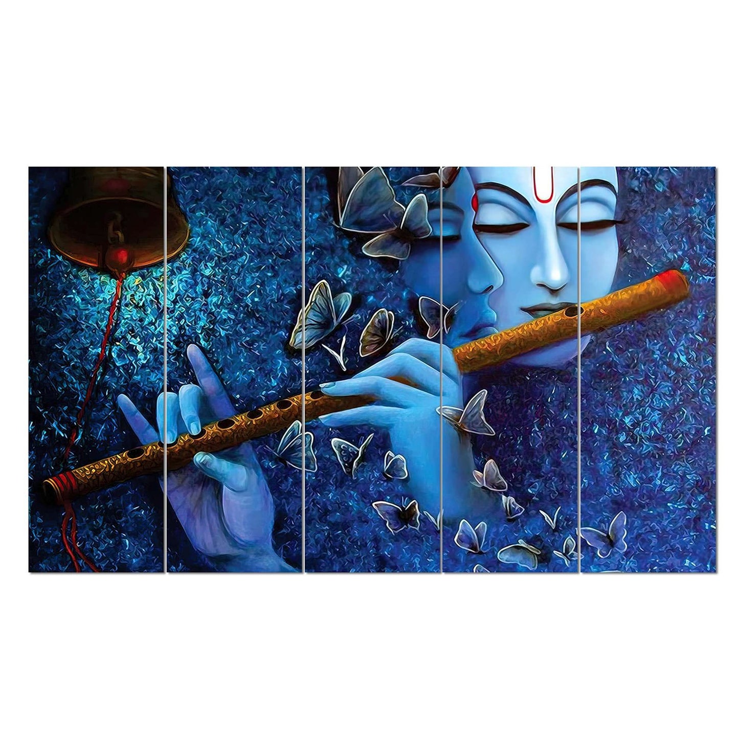 SET OF 5 DIGITAL WALL PAINTING