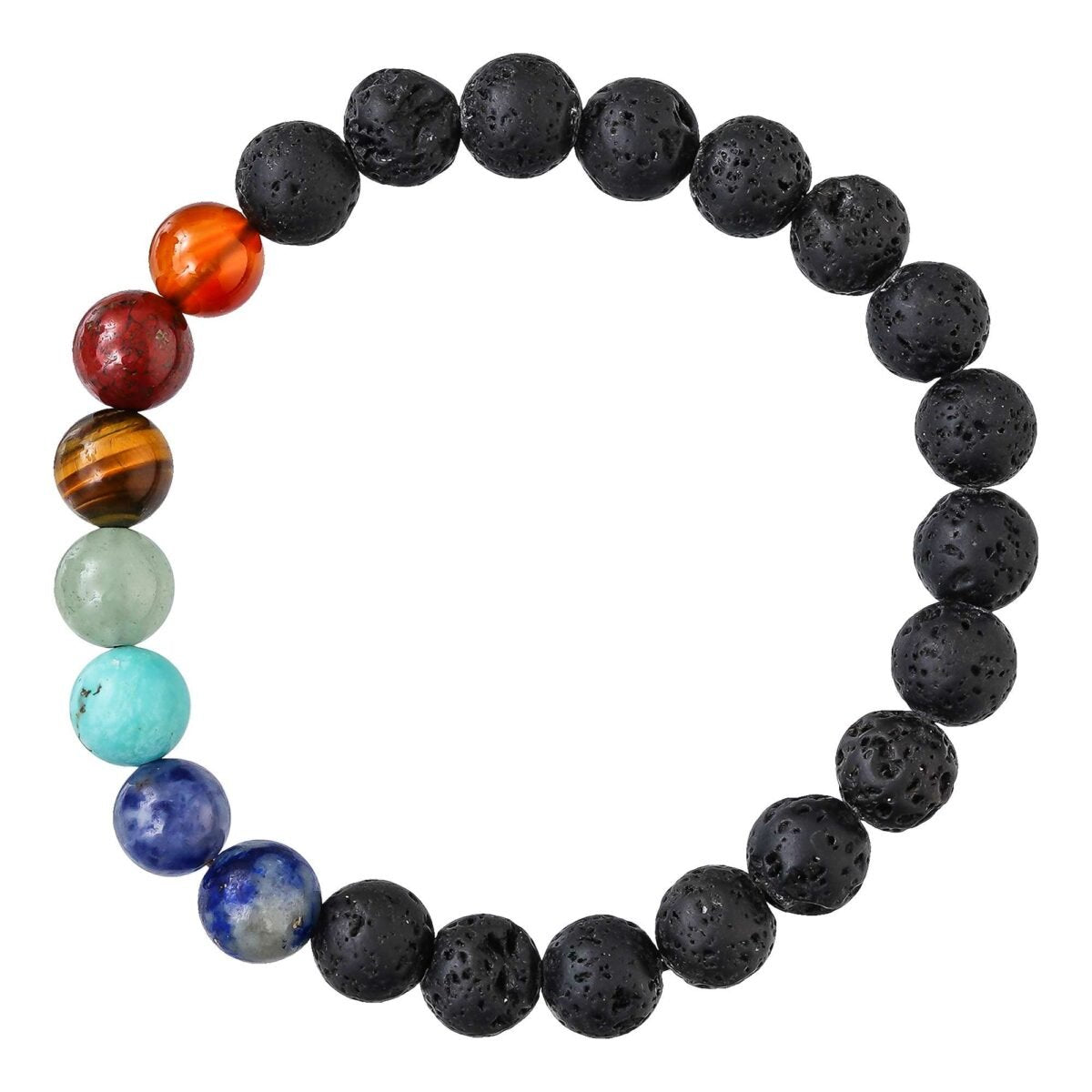 7 CHAKRA Bracelet for Women Men’s Gifts – Protection Healing Crystal Bracelet – 8mm Gemstone Beaded Adjustable