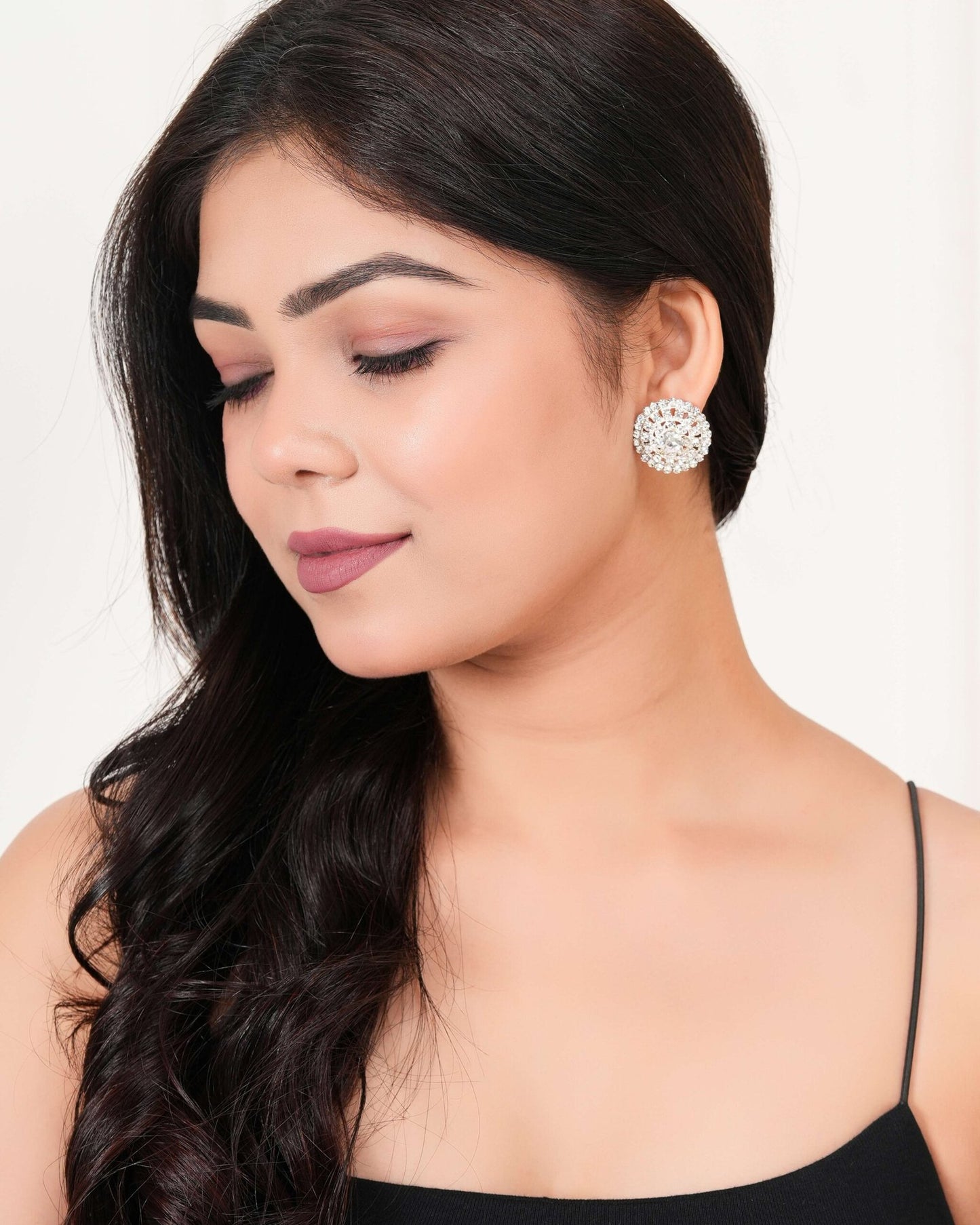 Women’s Dot Design Bali Earrings, Indian Hoops, Mandala Hoops, Chakra Earrings – Bali Hoops