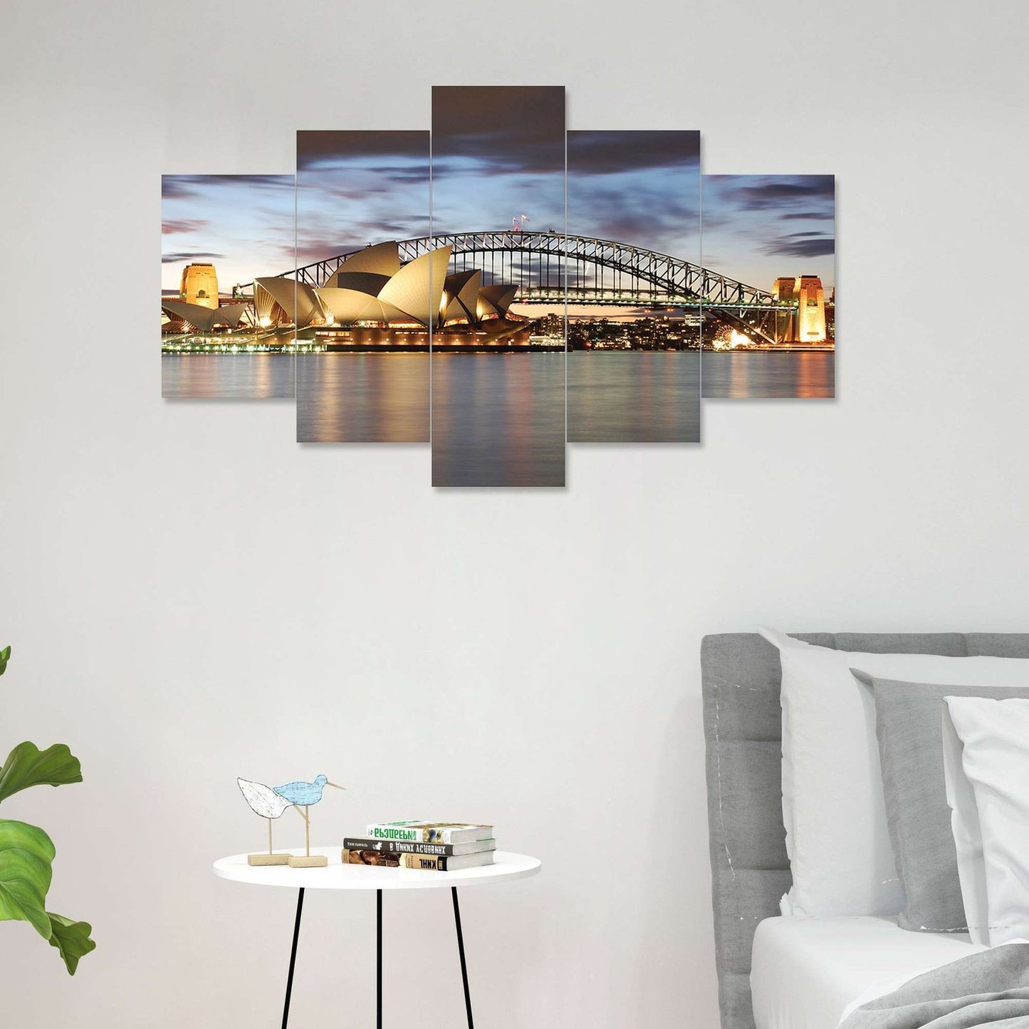 Modern Art Set of Five 3D Framed Paintings for Wall Decoration – Ideal for Home, Living Room, and Bedroom (125 x 60 CM)