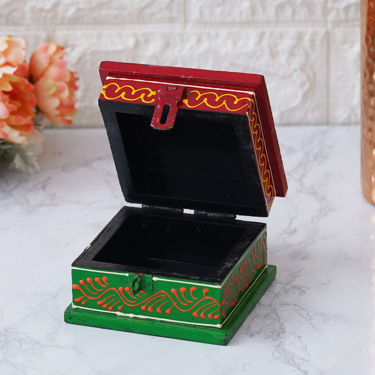 Handcrafted Wooden Jewellery Box: Elegant Storage for Your Treasures