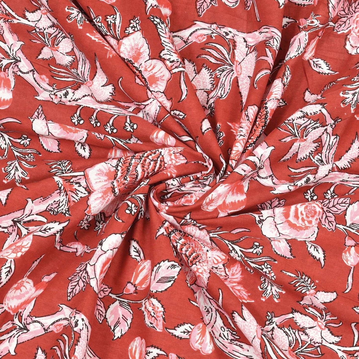 100% Pure Cotton Traditional Printed Bedsheet for Double Bed King Size Bedsheet with 2 Pillow Covers