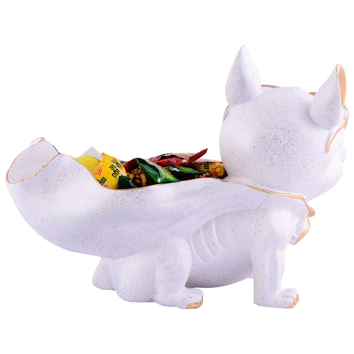 Cool Dog Showpiece with Plate for Home Dcor Item | Kitchen,Bedroom,Office,Dinning Table Decorative Item