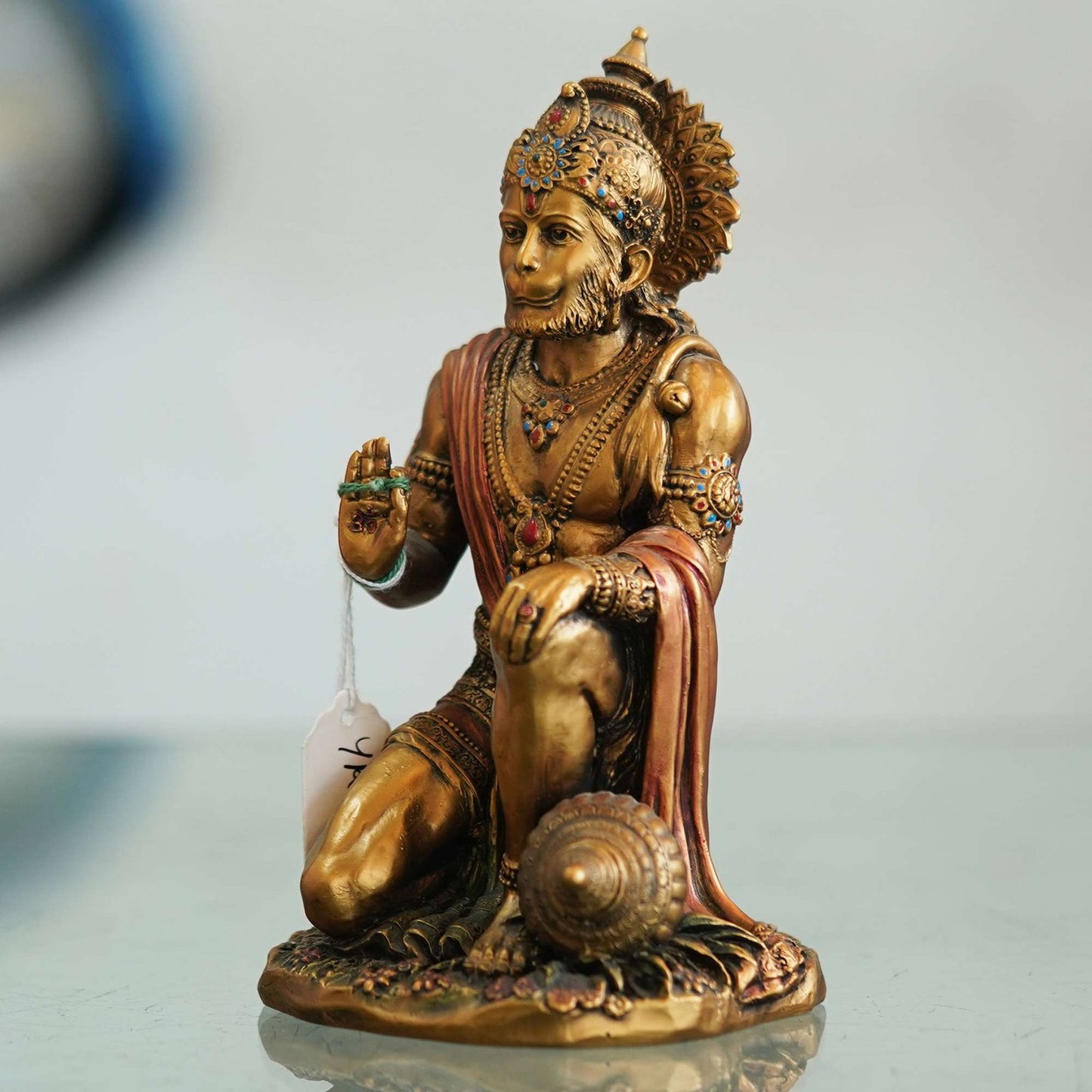 Bronz Sitting Hanuman Statue