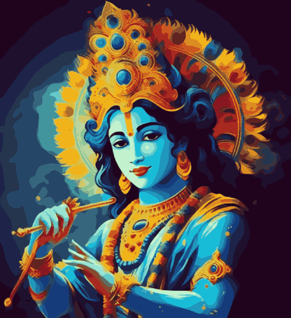 Krishna with flute