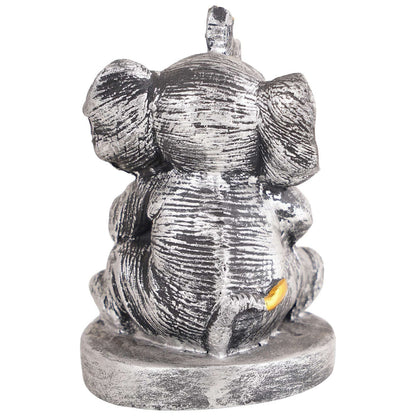 Resin Elephant Playing Musical Instrument Showpiece For Home Dcor Living Room Bedroom Table Top